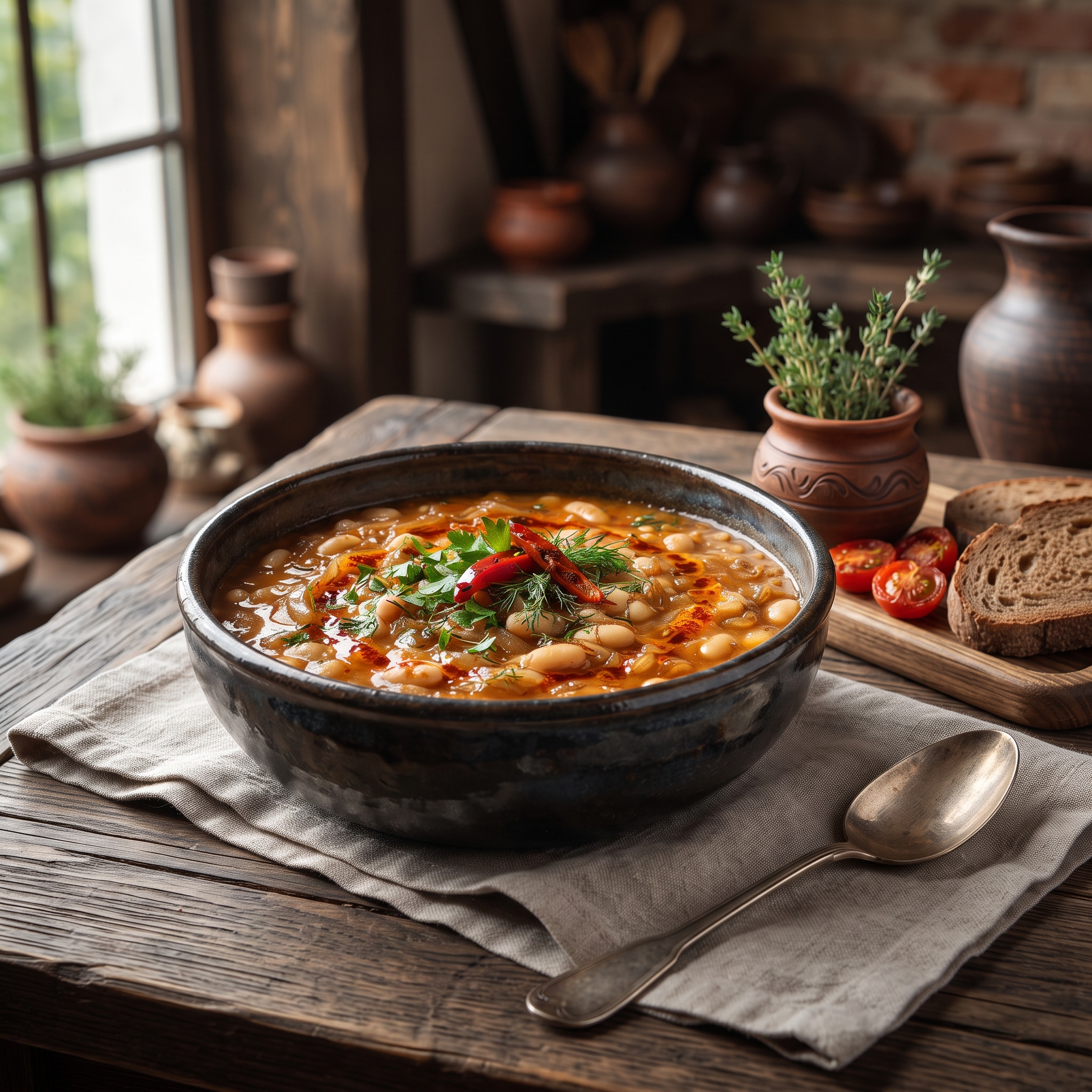 Гивеч из стручковой фасоли